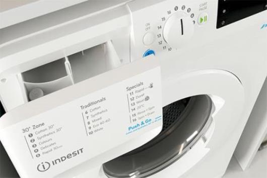 مراحل استفاده برنامه شستشو سریع در ماشین لباسشویی ایندزیت
